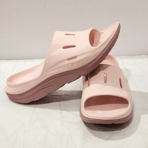 Hoka Ora Recovery 3 Cosmic Pearl Pink Comfort Slip on Slide Men's 13